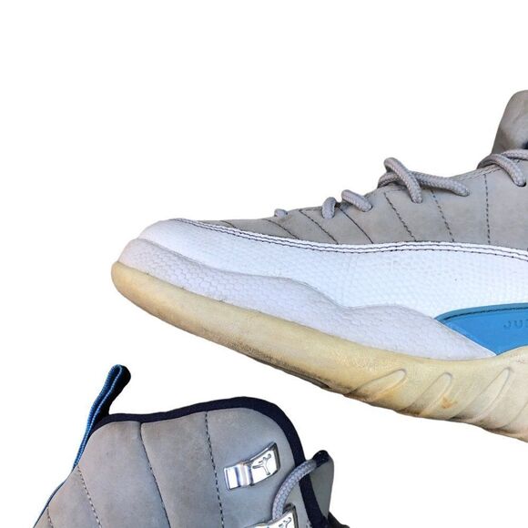 RARE 2016 Air Jordan 12 Retro Grey University Blue Size 6.5 - Picture 11 of 16
